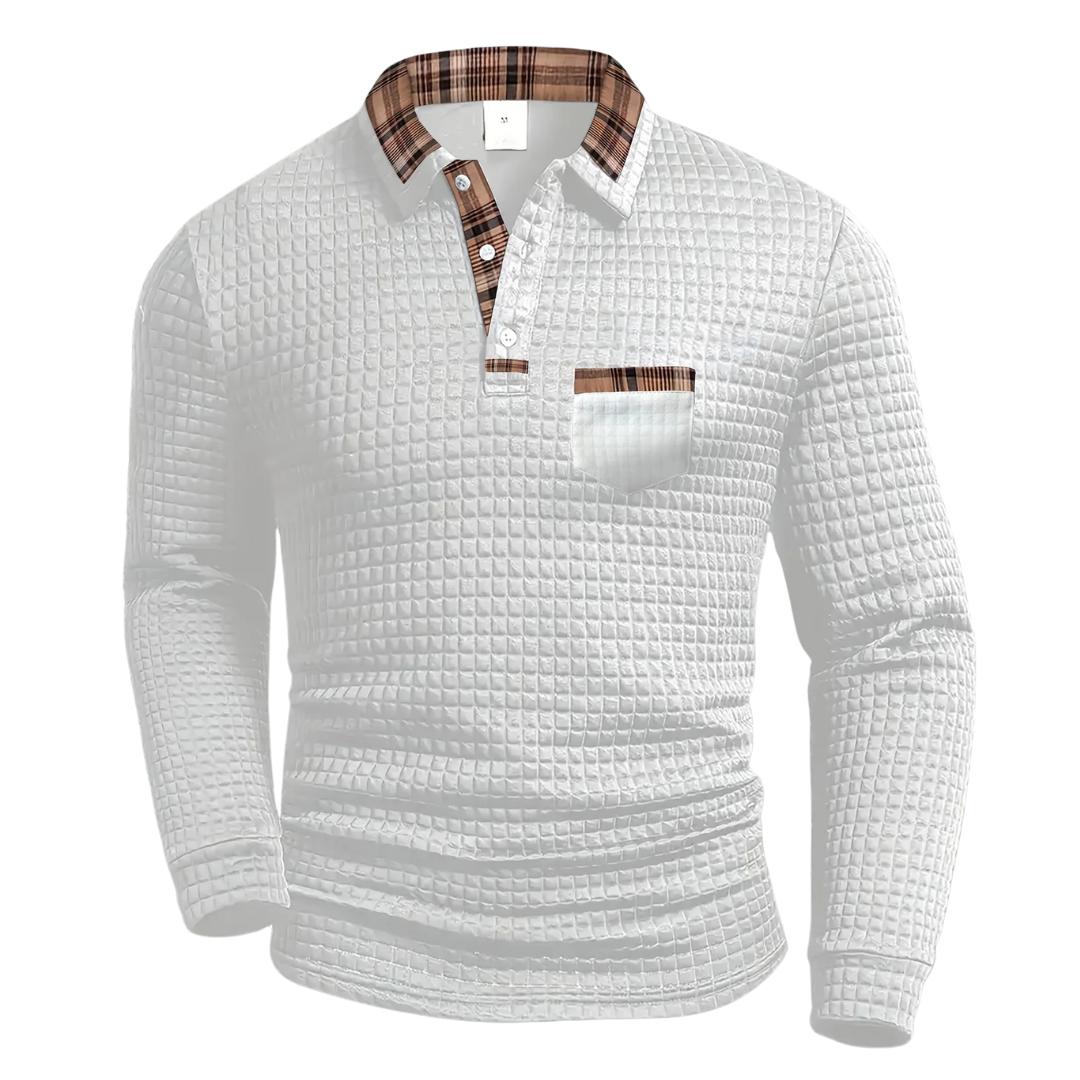 Artur™ | Dlouhé kostkované šaty s páskem