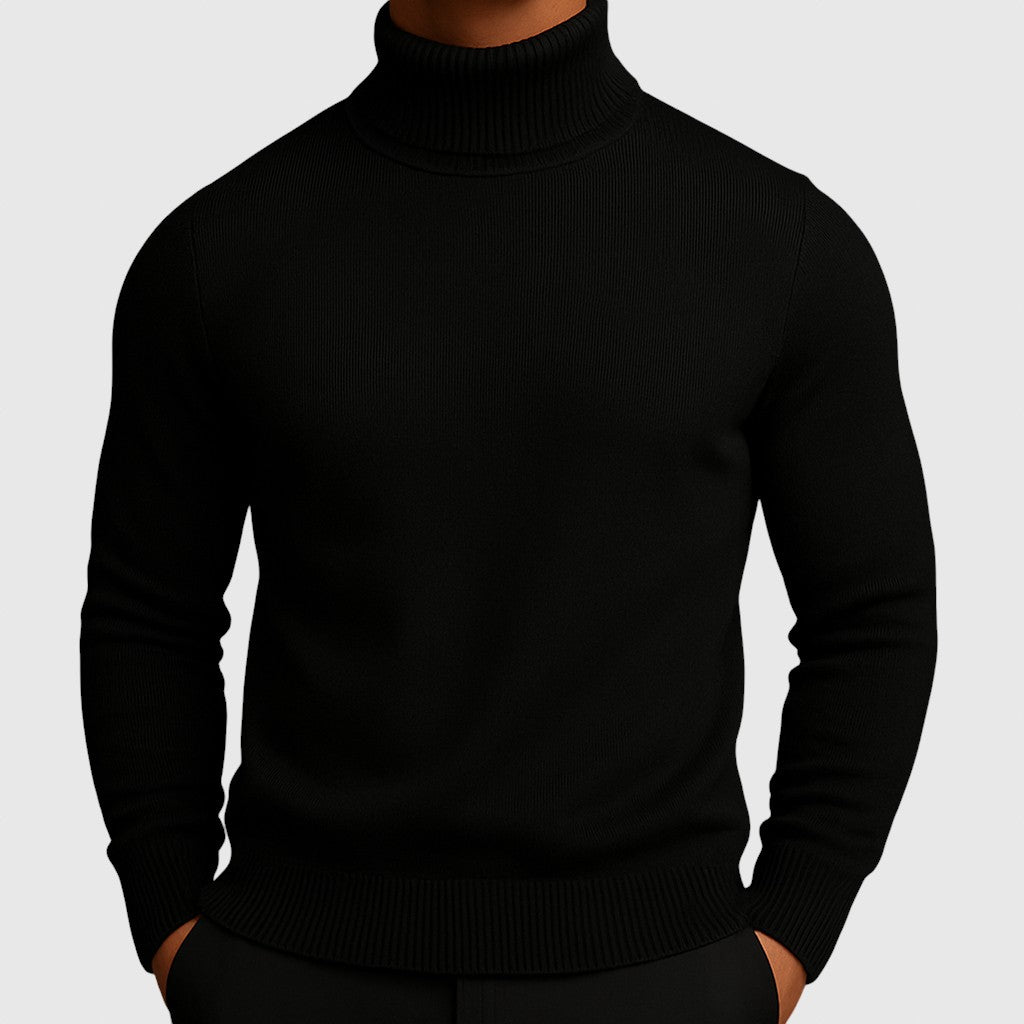 ARLO - Svetr z merino vlny s vysokým límcem