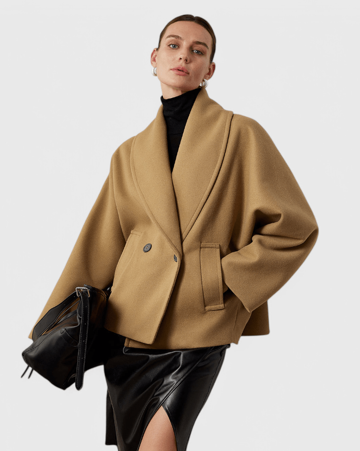 Helena - tweedový kabát