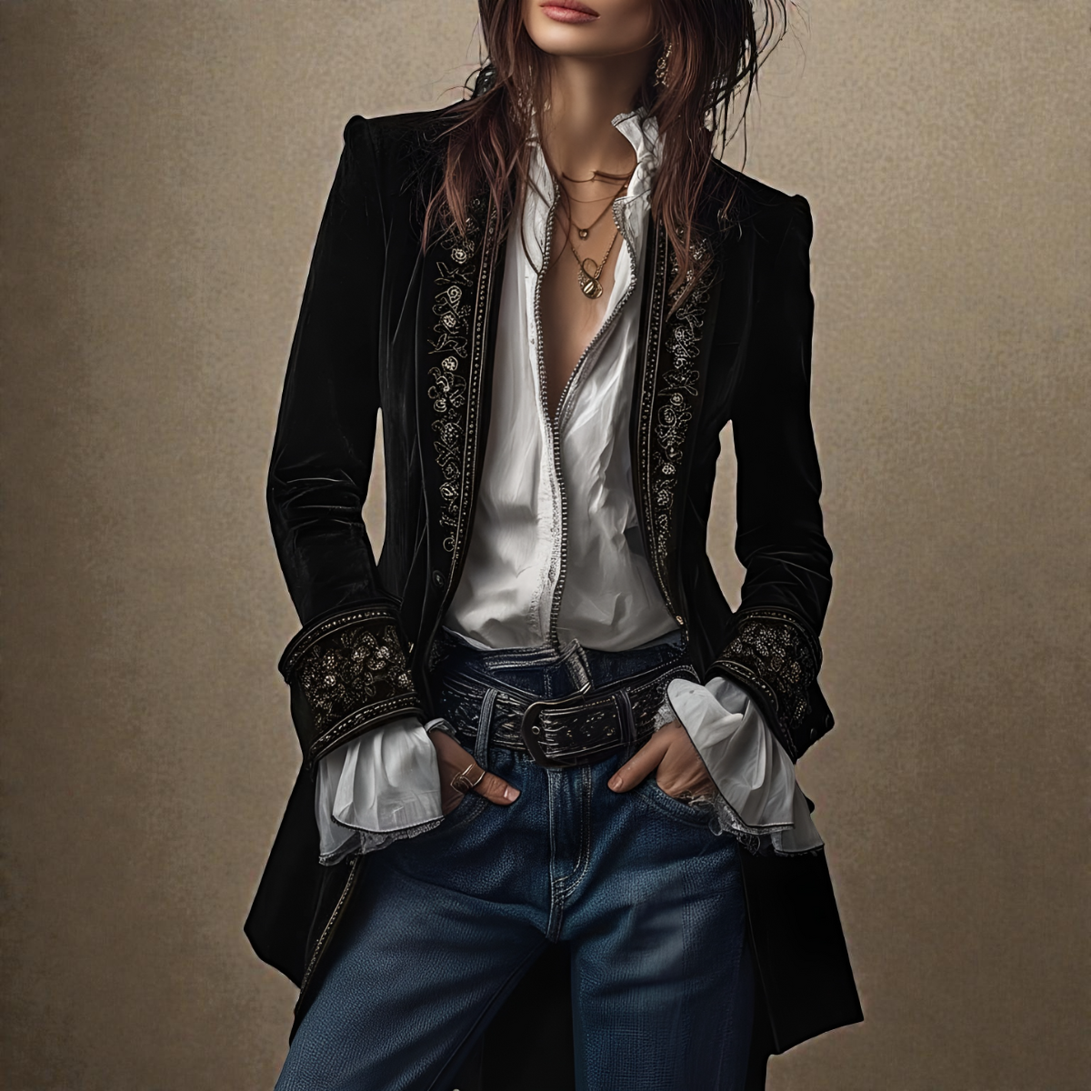 Nataša™ | Dámská Bunda Ve Vintage Stylu