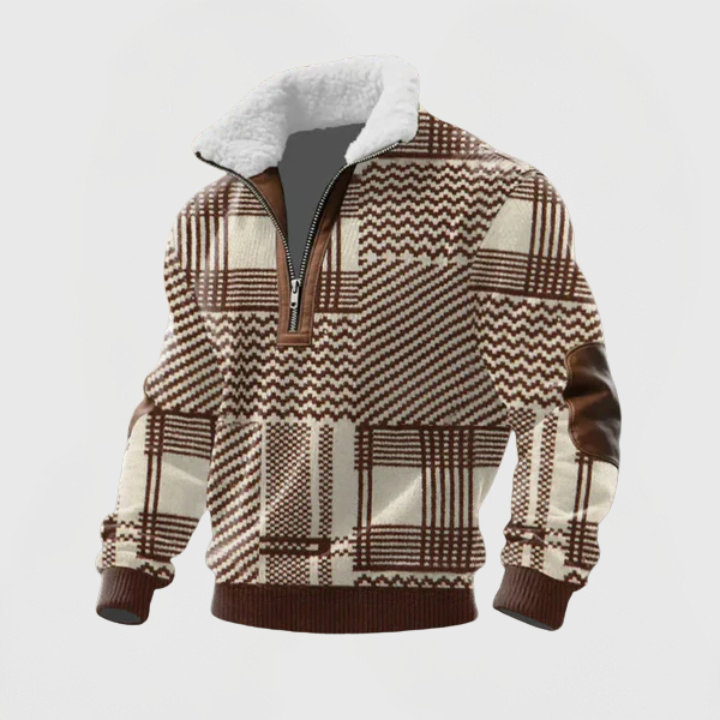 Alvian™ | Pánský svetr-rolák s fleecovou podšívkou