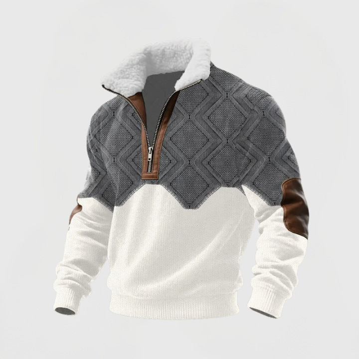 Alvian™ | Pánský svetr-rolák s fleecovou podšívkou