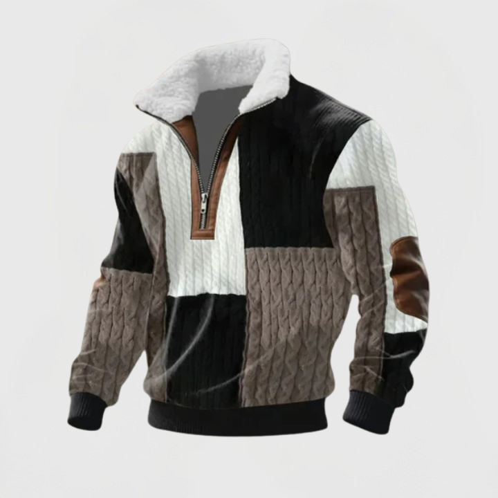 Alvian™ | Pánský svetr-rolák s fleecovou podšívkou