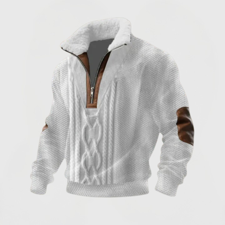 Alvian™ | Pánský svetr-rolák s fleecovou podšívkou