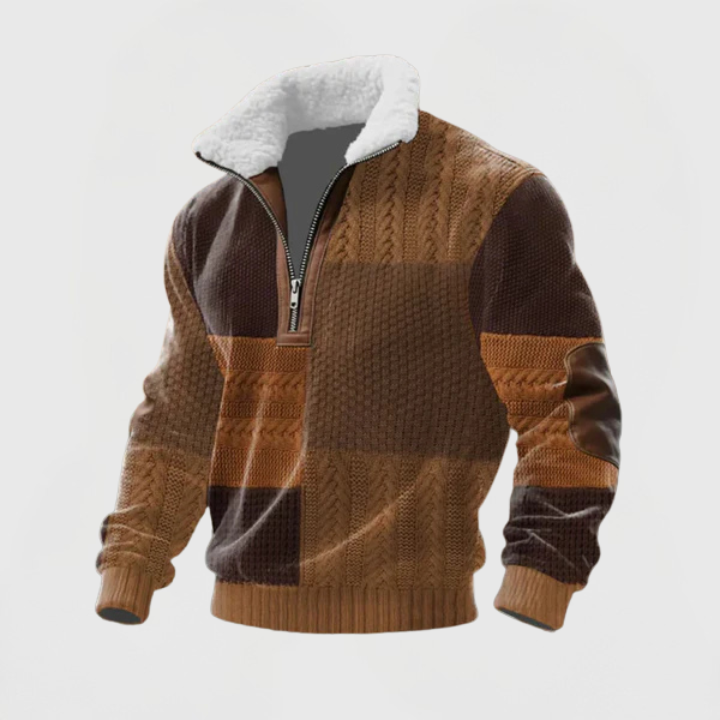 Alvian™ | Pánský svetr-rolák s fleecovou podšívkou