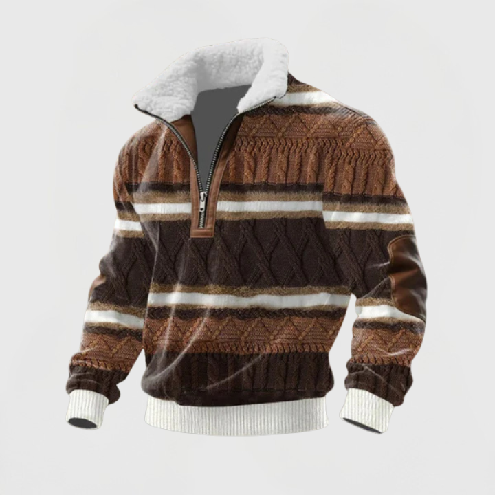 Alvian™ | Pánský svetr-rolák s fleecovou podšívkou