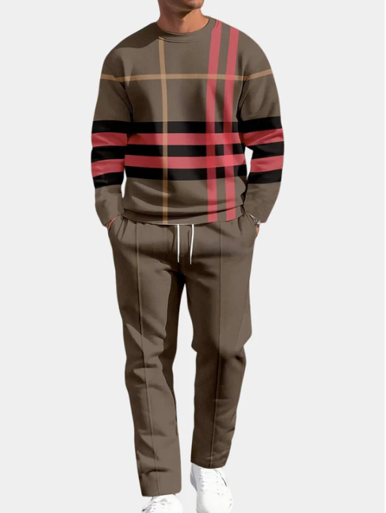 Pánská Souprava – Moderní Kontrastní Styl