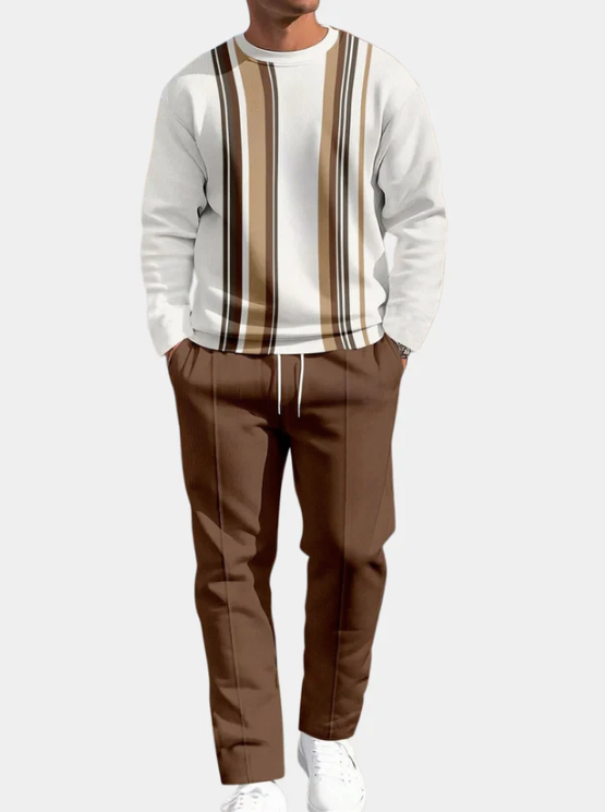 Pánská Souprava – Moderní Kontrastní Styl