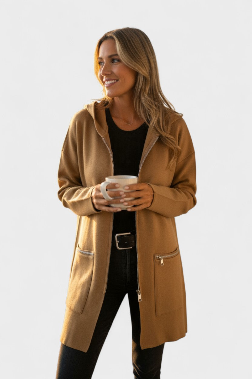 Veslina™ | Stylový Zip Svetřík