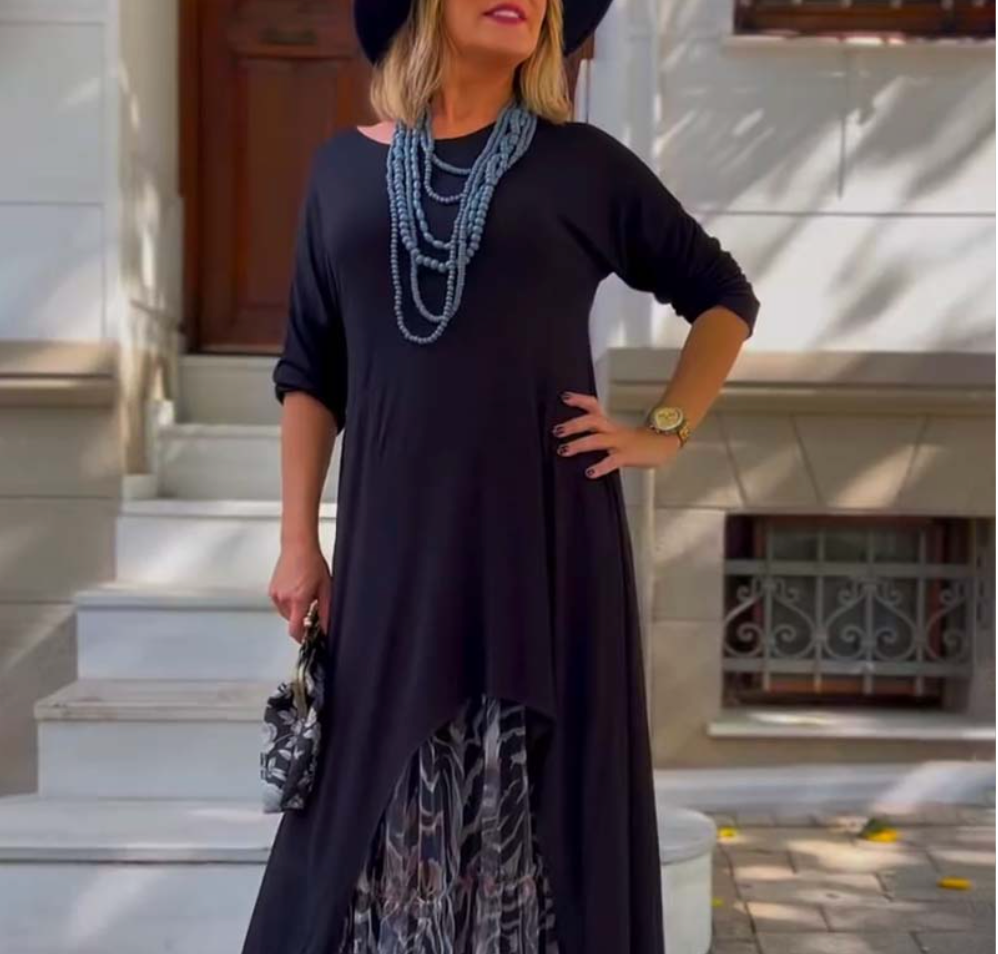 Šaty Raffaella – Asymetrický střih a elegantní dotek divokosti