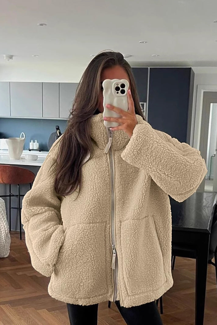 Kaja™ teddy plášť – Měkký & nadčasový