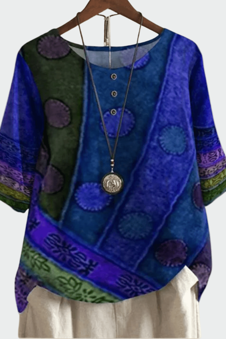 Měkké tričko s uměleckým motivem