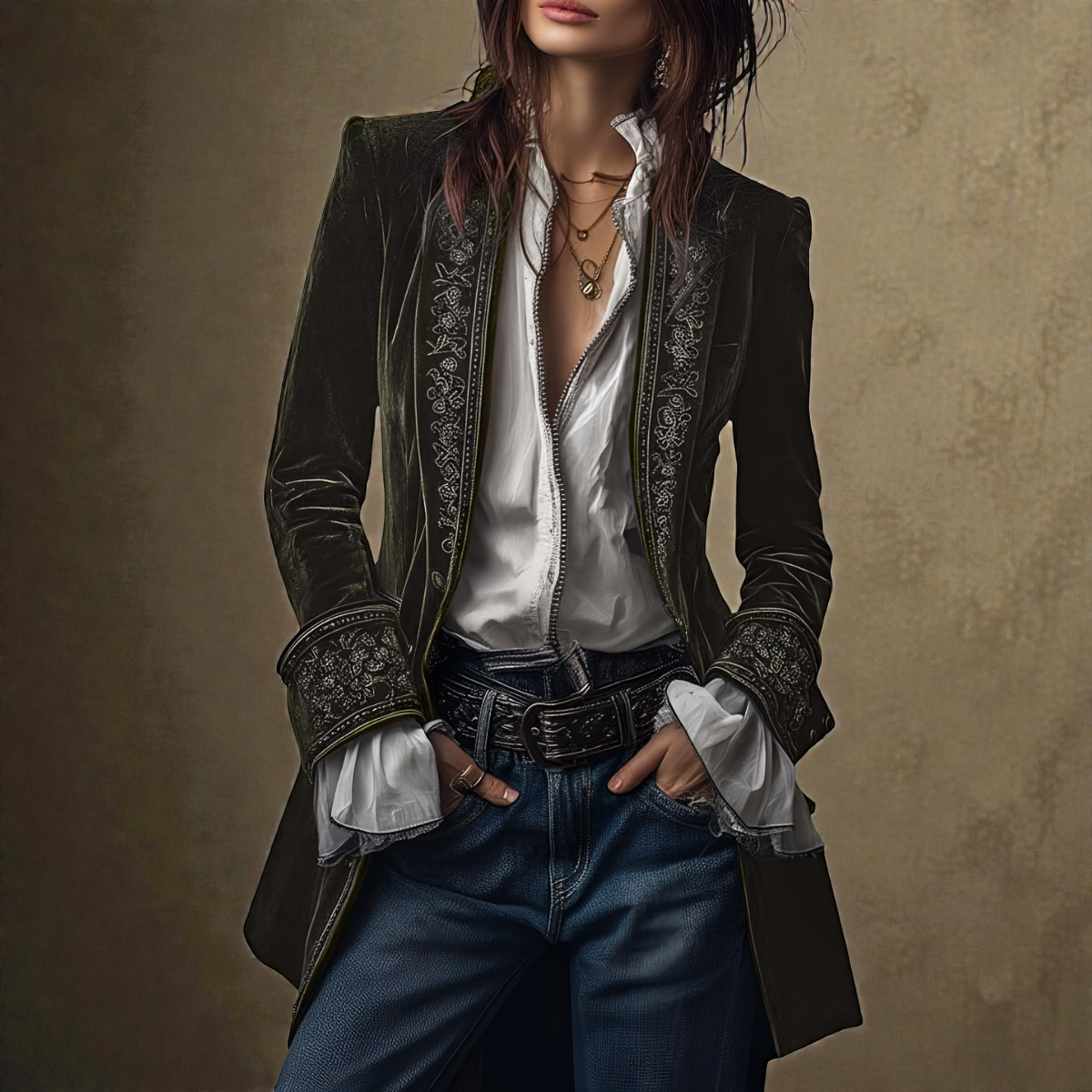 Nataša™ | Dámská Bunda Ve Vintage Stylu