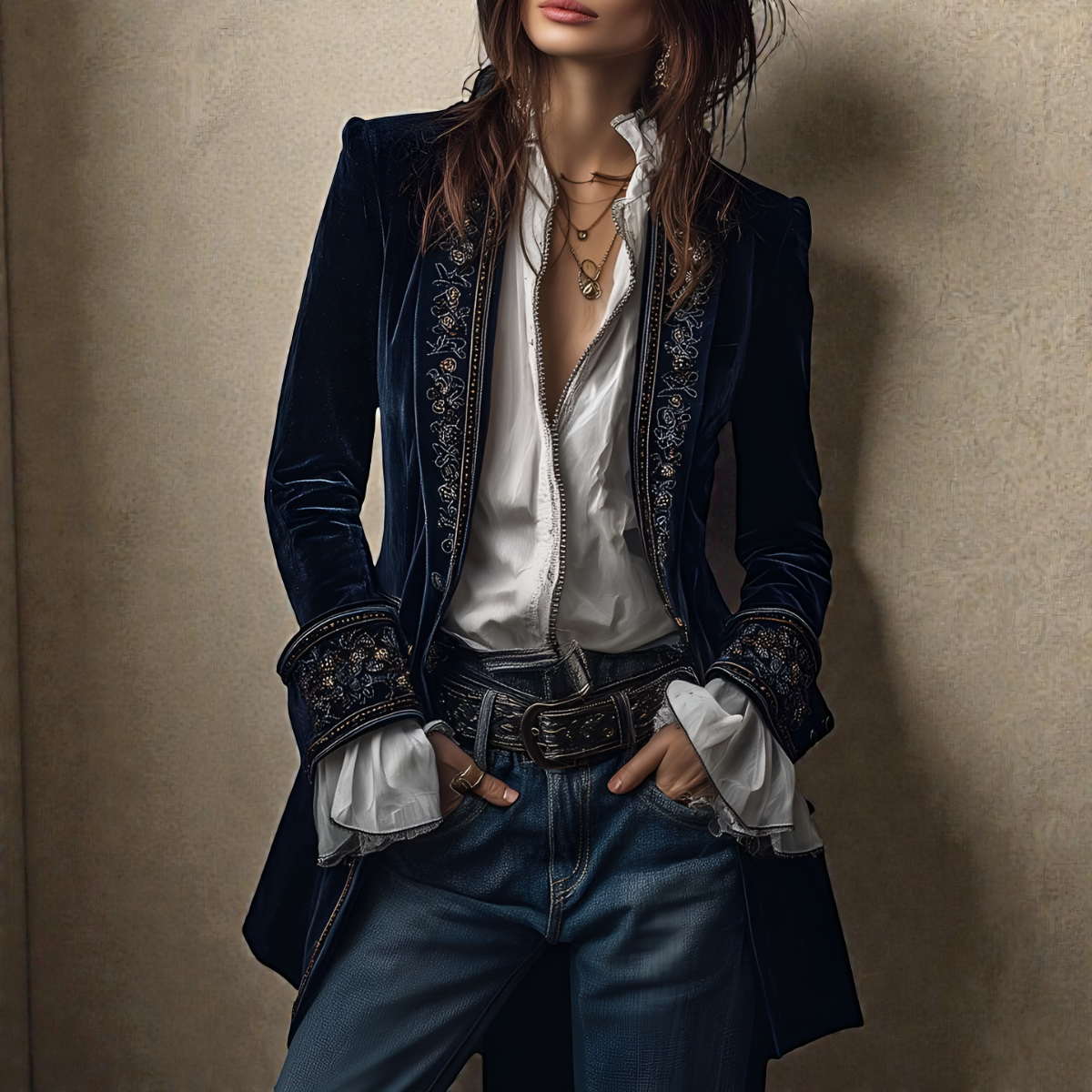 Nataša™ | Dámská Bunda Ve Vintage Stylu