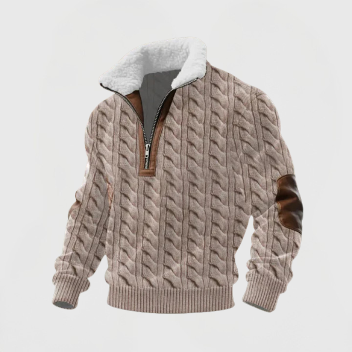 Alvian™ | Pánský svetr-rolák s fleecovou podšívkou