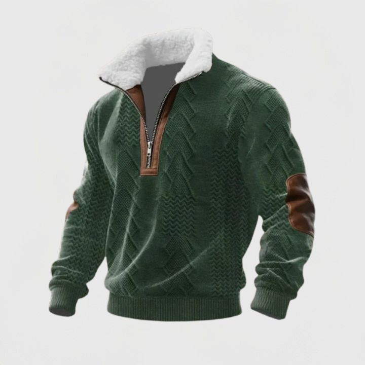 Alvian™ | Pánský svetr-rolák s fleecovou podšívkou