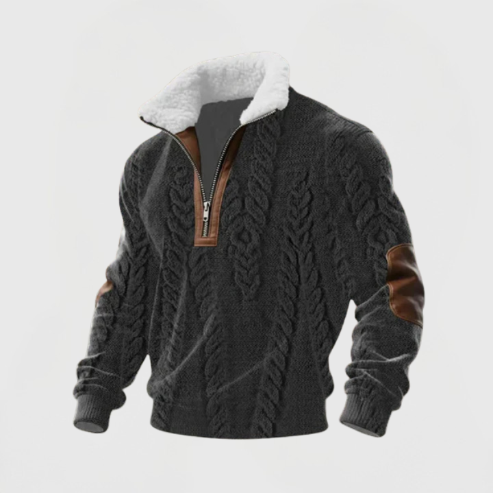 Alvian™ | Pánský svetr-rolák s fleecovou podšívkou