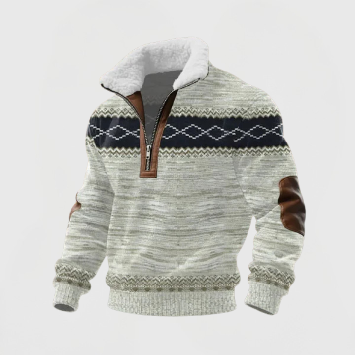 Alvian™ | Pánský svetr-rolák s fleecovou podšívkou