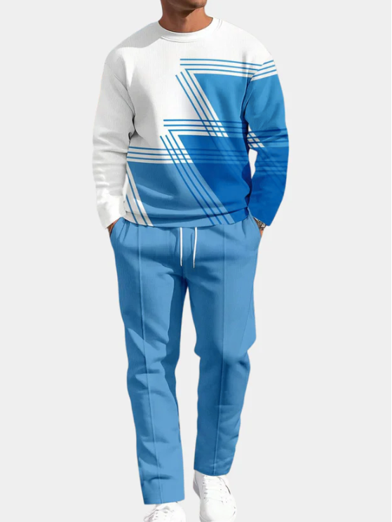 Pánská Souprava – Moderní Kontrastní Styl