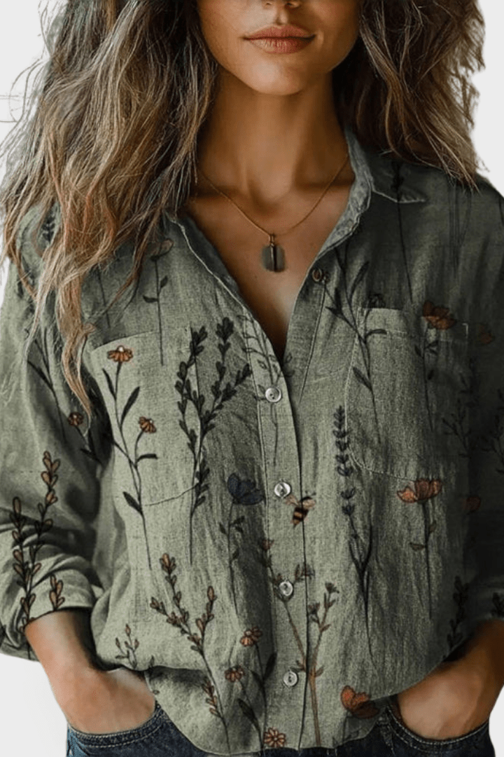 Vintage květinová košile